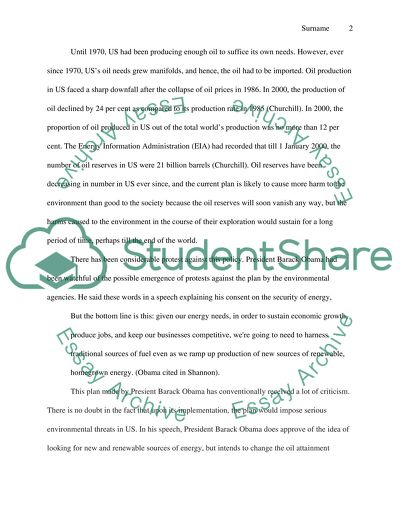 Drilling oil in the usa