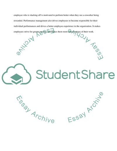 What is Performance Management