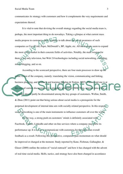 The Need for the Social Media Team in Focus