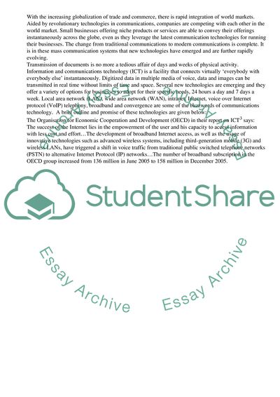 Communication Technologies for Small Businesses