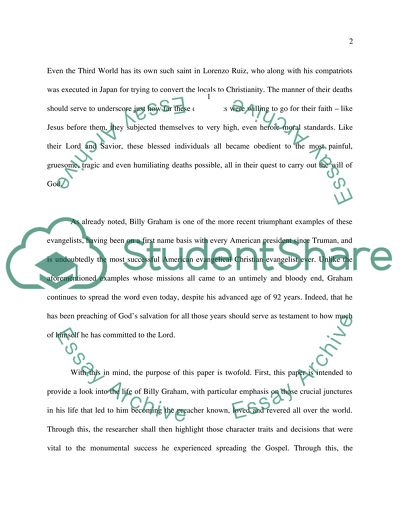 Billy Graham: A Man with a Mission