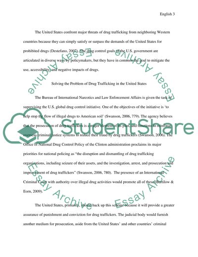 Drug Trafficking in the United States