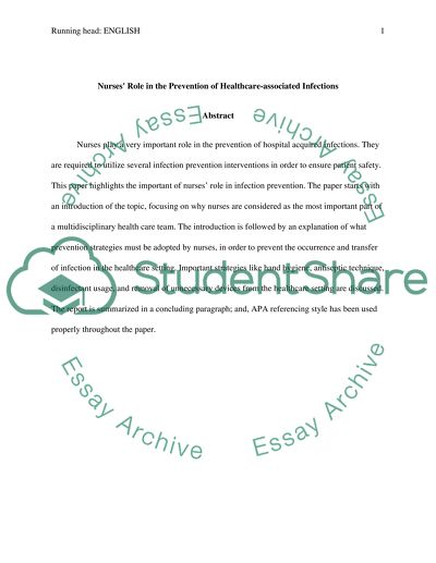 What is infection control picture