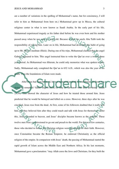 The Lives of Jesus and Mohammad