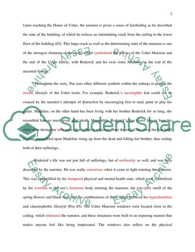 Poe and his symbolisms