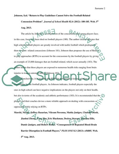 Concussion Management in Football