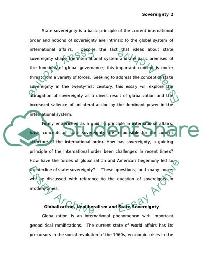 Sovereignty Is a Legal Fiction