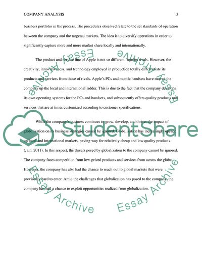 The Impact of Globalization on Business Strategies of Apple Inc