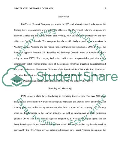 Pro Travel Network Company