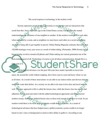 Social Response to Technology