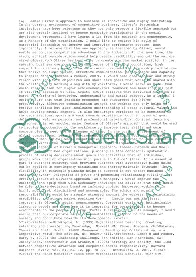 Jamie Olivers Approach to business