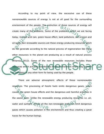 Analysis of Sources of Energy in the Local Community