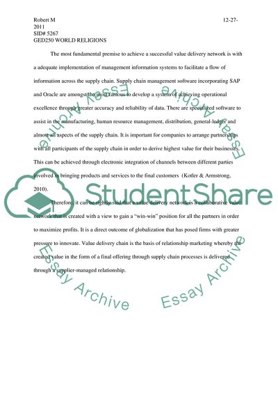 BAM 306 - Princibles of Marketing-unit 1 essay question # 2