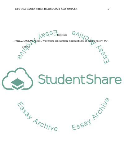 The Pressure of Technologies