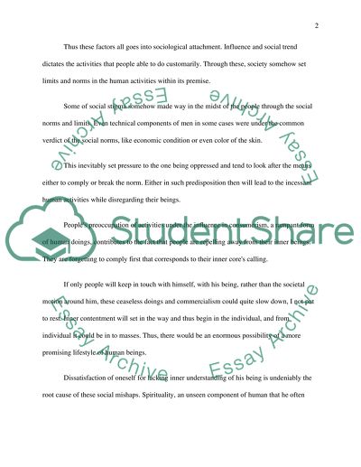 Human Beings and Human Doings