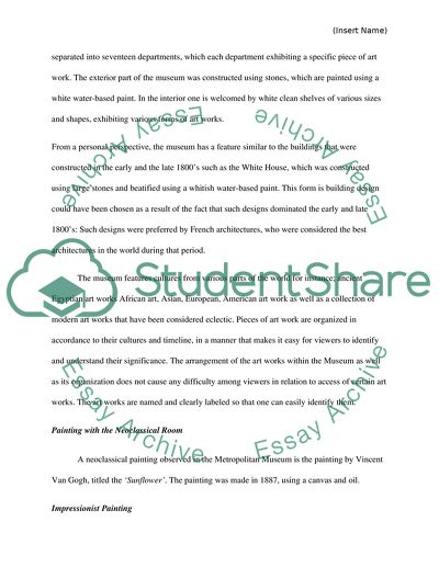 Metropolitan museum of arts