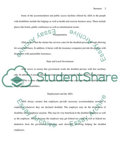 The Disabilities Awareness