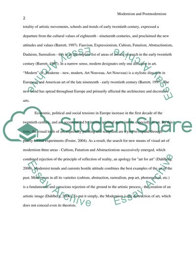 Importance of modernism in literature picture