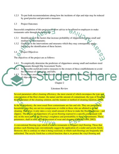 Assessing the Slipperiness of Different Types of Floor