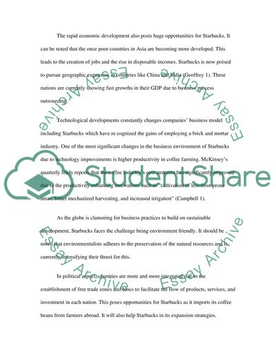 Analysis of a business