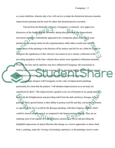 Art History of Jules Castagnary