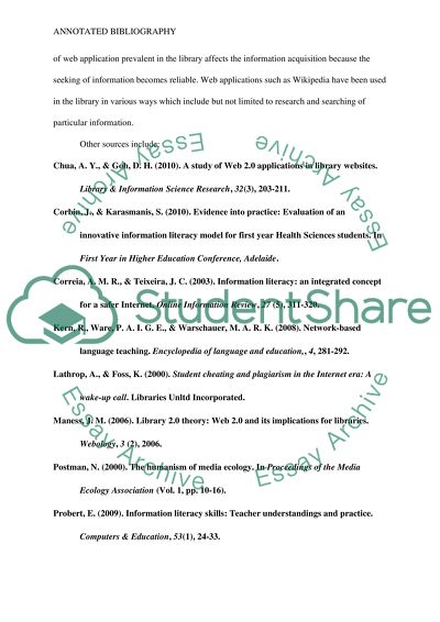 The Impacts of Internet on Information Literacy and Library Skills