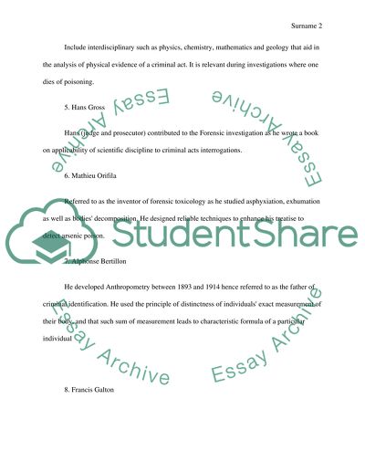 Evolution of Policing and Investigation