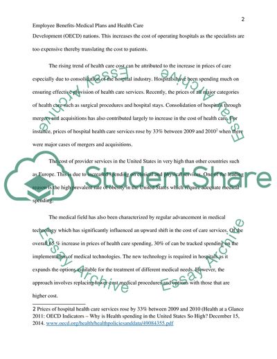 Employee Benefits-Medical Plans and Health Care