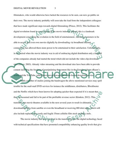 Digital Movie Revolution