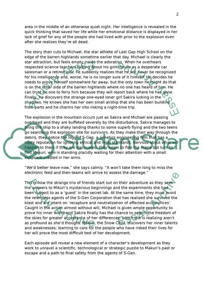 Creating an Original Manga Story and a Poster