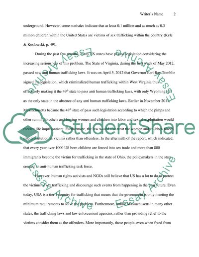 Sex Trafficking in America