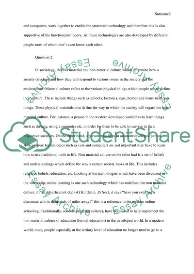 Functionalist theory of sociology