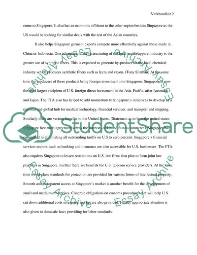 Dependency Theory in Free Trade Agreements