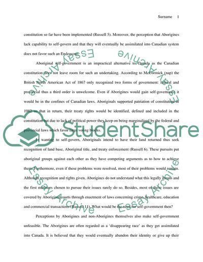 The British North American Act