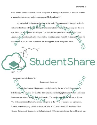 Properties, Compounds Discovery, and Use of Cholecalciferol