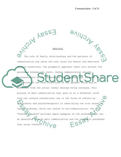 Ordinary people essay