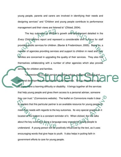 A Commentary on Connexions as a Reliable Partner