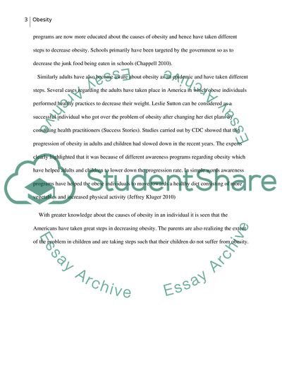 Obesity as a Matter of Global Concern