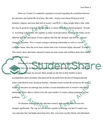 Should Wife and Husband Have the Same Educational Level