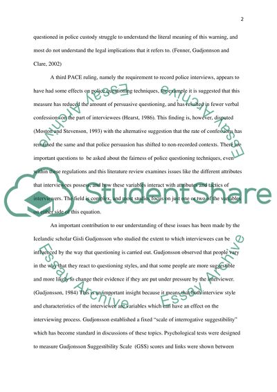 An investigation into interrogative suggestibility