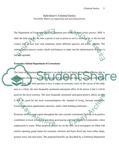 Individual 4 Criminal Justice