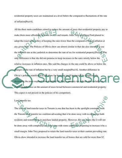 The Three Main Candidates for the Toronto Mayor Position