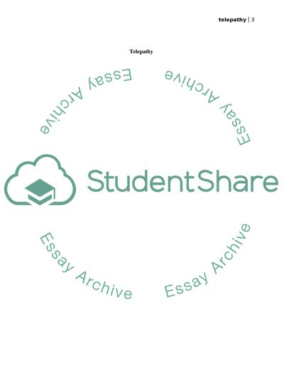 Telepathy