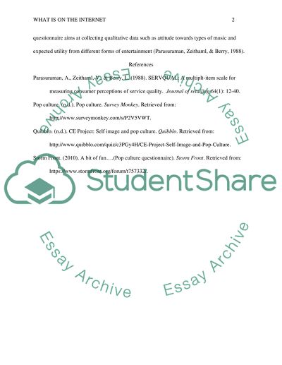 What is on the Internet