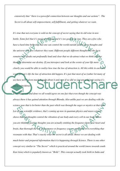 Movie/Book The Secret Rhonda Byrne