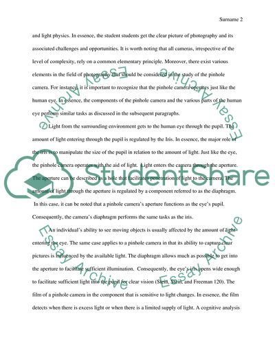 Photography with a Pinhole Camera