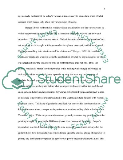 Creative Arts: Eduard Manets Painting Olympia