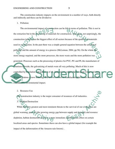 Sustainable Construction Method