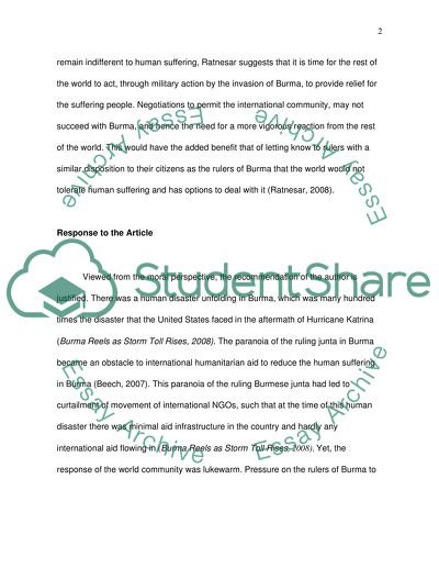 MHE514 Module 2 - Case, Natural Disasters