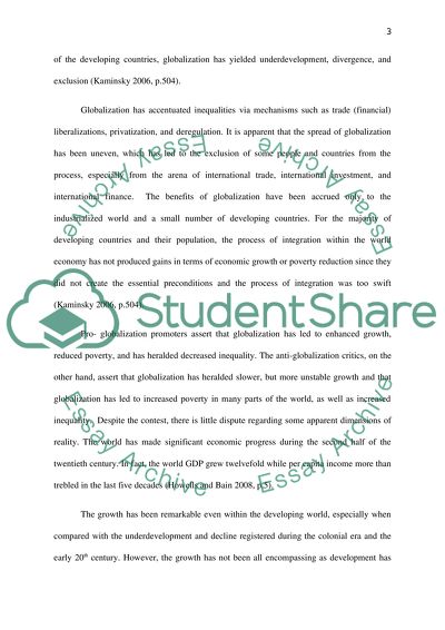 Nayyars Globalization Process